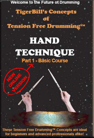 Tension Free Drumming Hand Technique Part 1 Basic Online